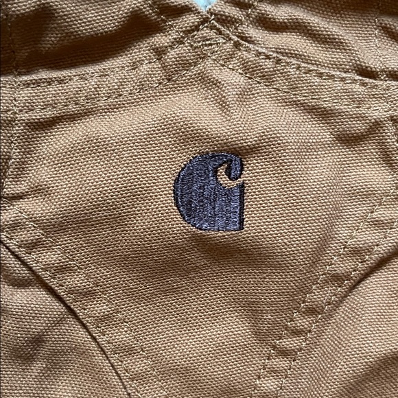 Carhartt Kids Overalls in Classic Brown - Picture 4 of 5